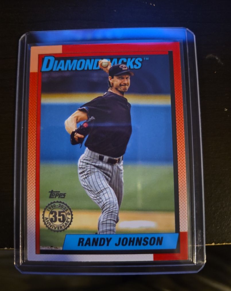2025 Topps Series 2 35th Anniversary #90B2-50 Randy Johnson — front