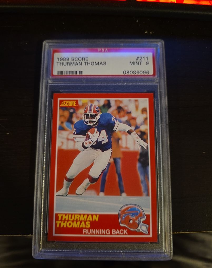 1989 Score #211 Thurman Thomas — front