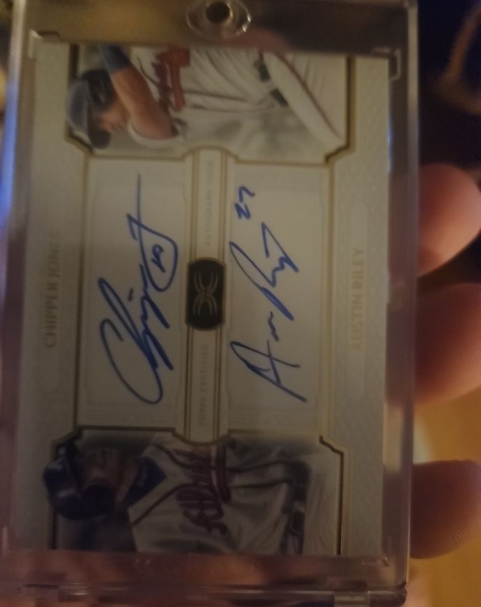 2024 Topps Definitive #CP Jasson Dominguez & Evan Carter Dual Autograph — front