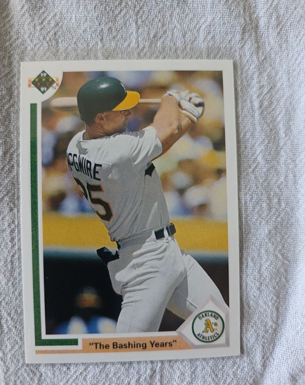 1991 Upper Deck #656 Mark McGwire — front