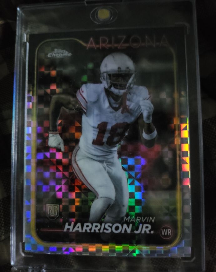 2024 Topps Chrome #204 Marvin Harrison Jr. — front