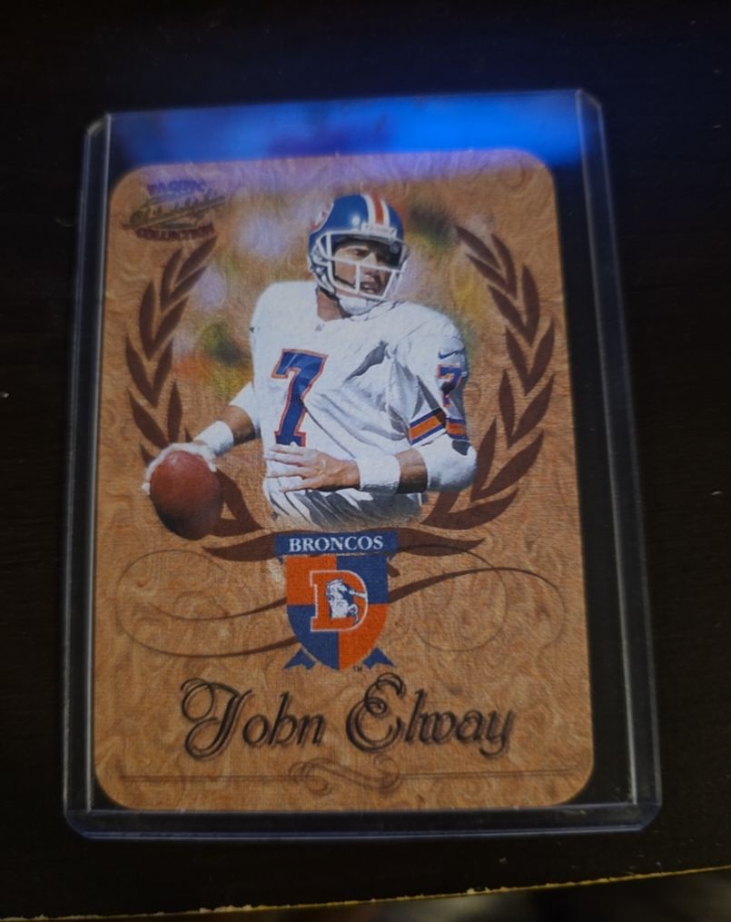 1997 Pacific Philadelphia Photoengravings #8 John Elway — front