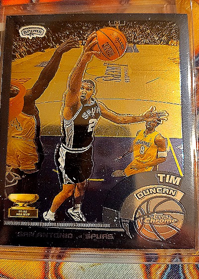 2002-03 Topps Chrome Tim Duncan — front