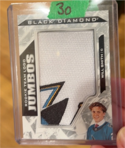 2024-25 Upper Deck Black Diamond Rookie Team Logo Jumbos #RTL-WS Will Smith — front