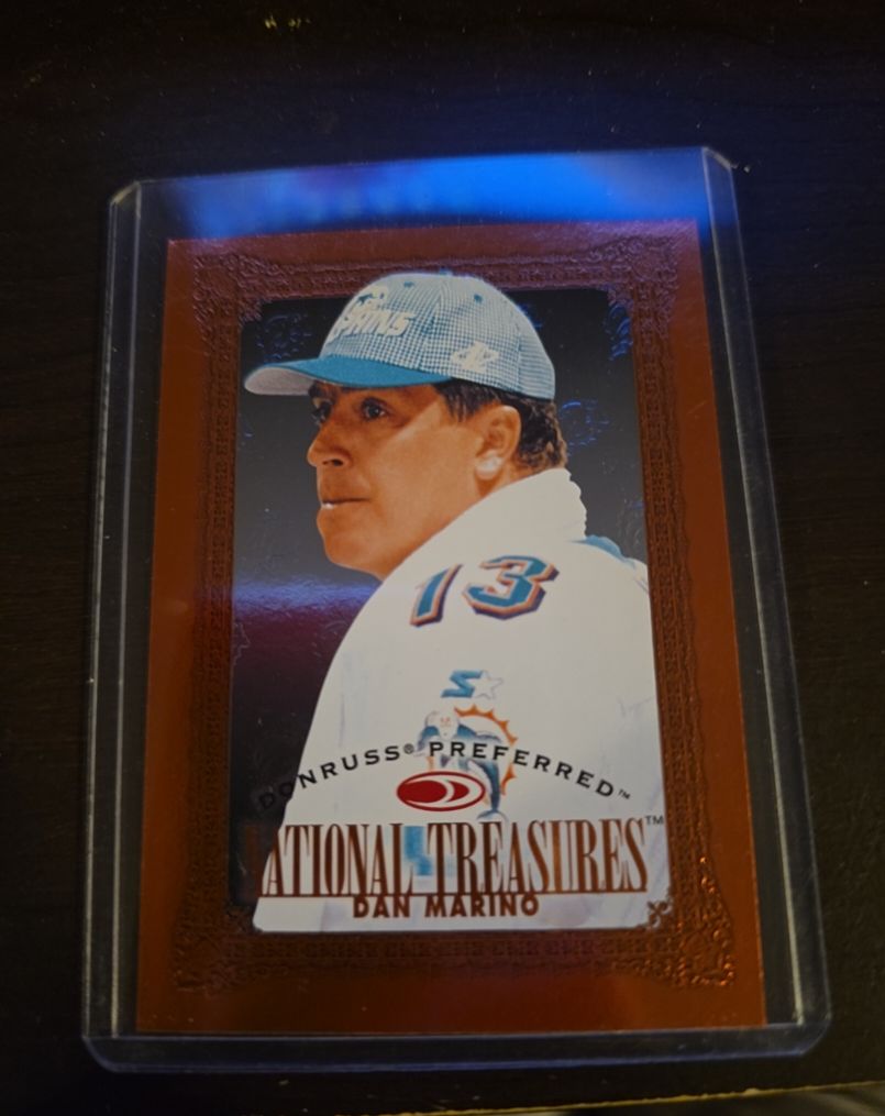 1997 Donruss Preferred National Treasures #129 Dan Marino — front