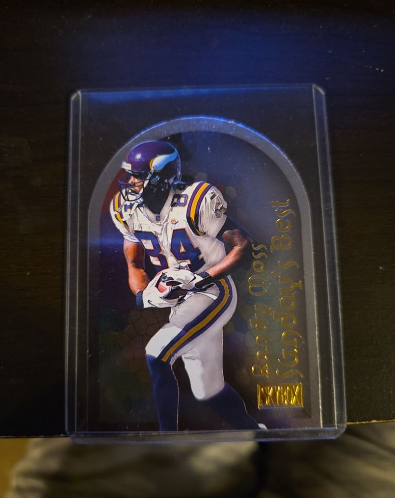 2000 Skybox Sunday's Best #8SB Randy Moss — front