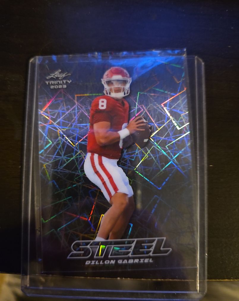 2023 Leaf Trinity Steel #S-27 Dillon Gabriel — front