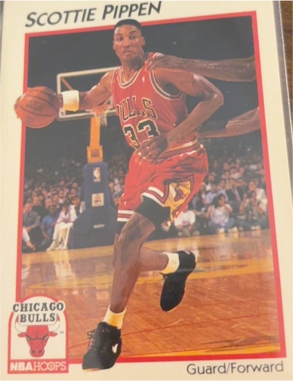 1991-92 Hoops #7 Scottie Pippen — front