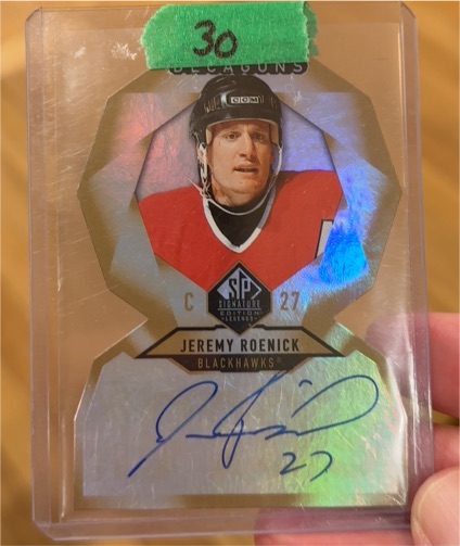 2020-21 Upper Deck SP Signature Edition Legends Decagons #DC-27 Jeremy Roenick — front