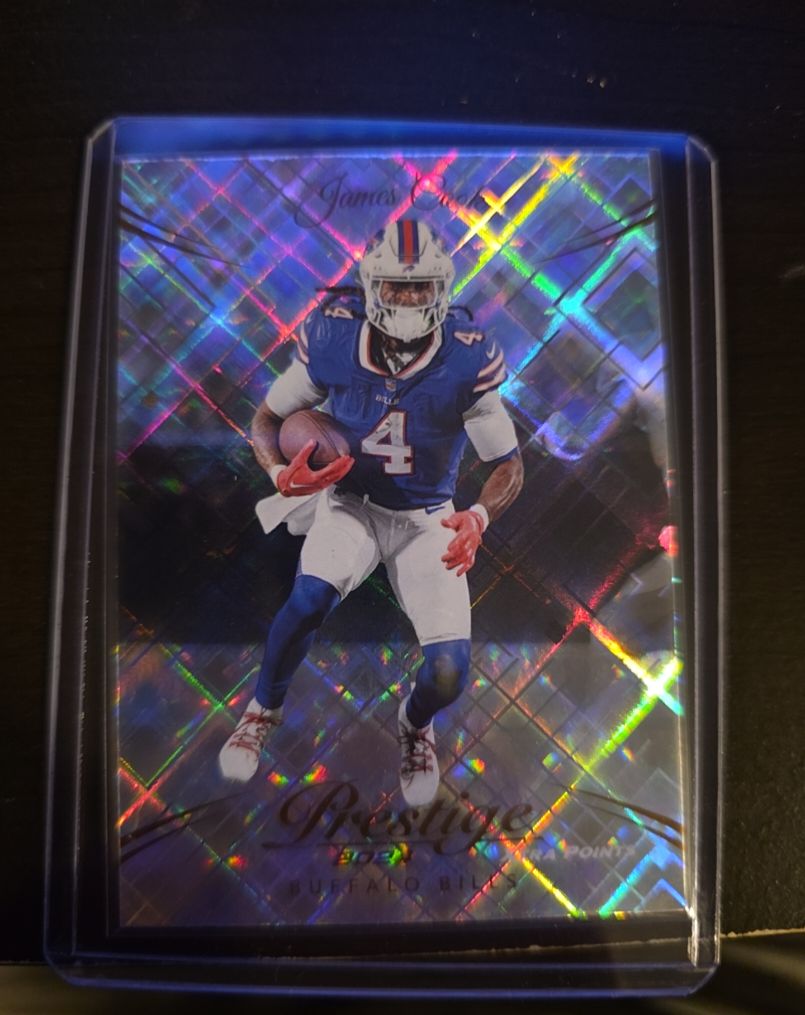 2024 Panini Prestige Xtra Points Diamond #4 James Cook — front