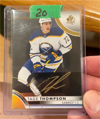 2023-24 Upper Deck SP Authentic #30 Tage Thompson — front
