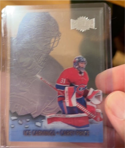 2021-22 Skybox Metal Universe Ice Carvings #52 Carey Price — front