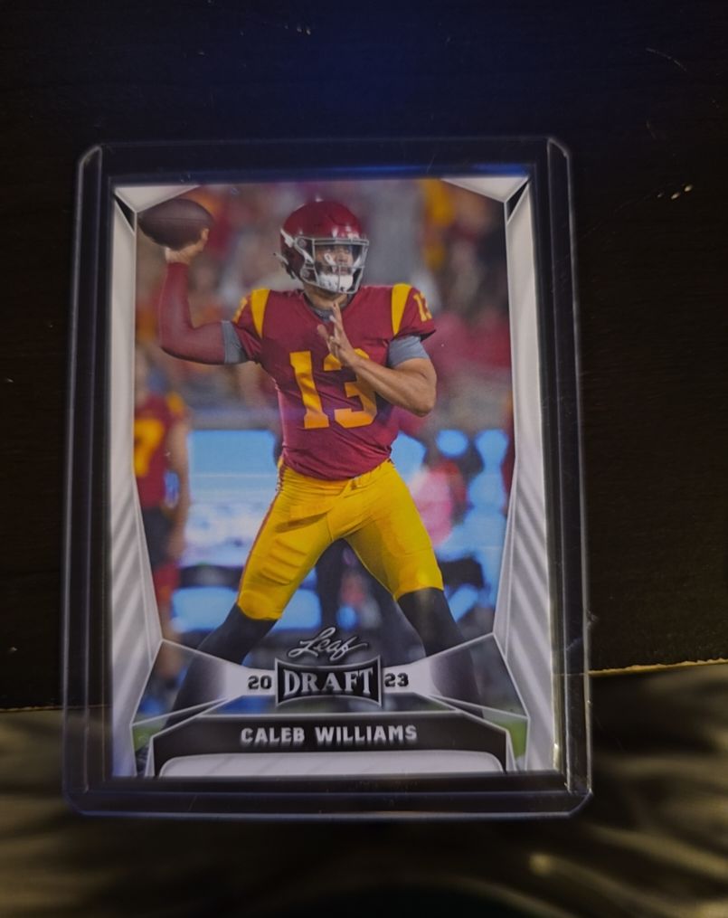 2023 Leaf Draft #20 Caleb Williams — front