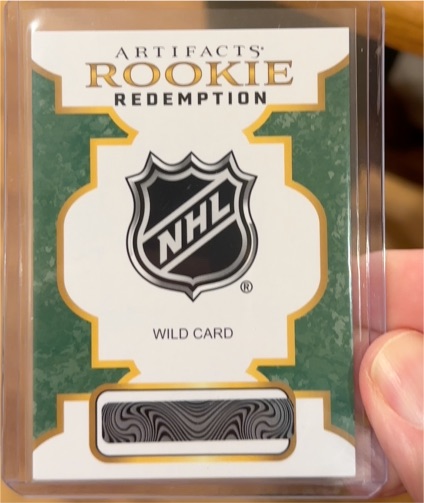 2023-24 Upper Deck Artifacts Rookie Redemption RED240 Wild Card — front