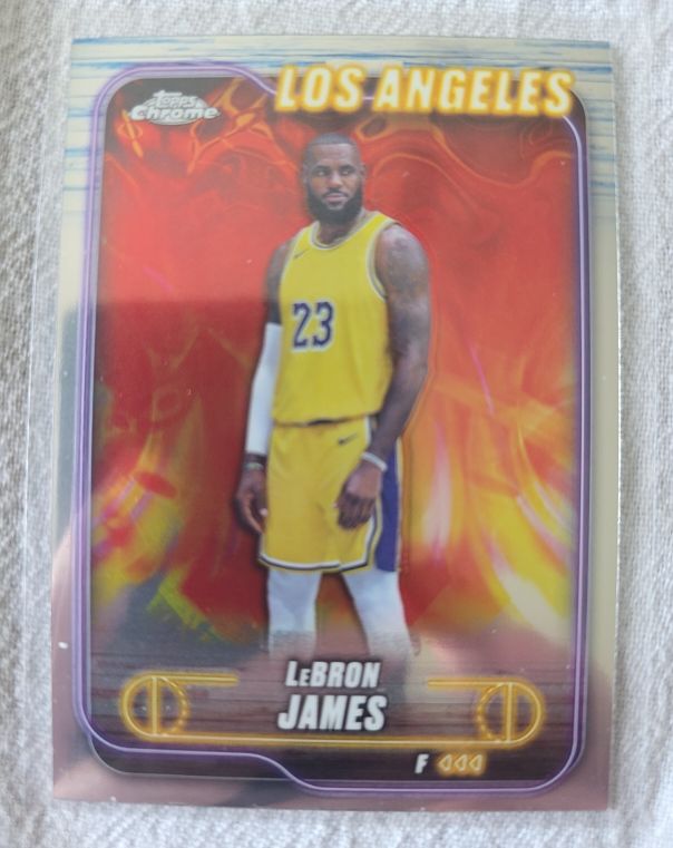 2024-25 Topps Chrome #22 LeBron James — front
