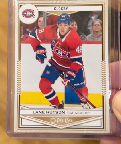 2024-25 Upper Deck Series 2 O-Pee-Chee Glossy #OPC-50 Lane Hutson — front