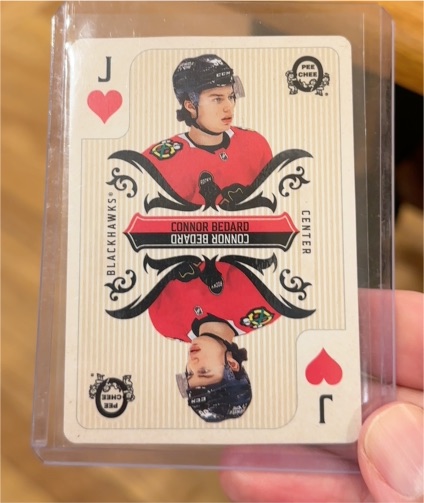 2024-25 O-Pee-Chee Jack of Hearts Connor Bedard — front