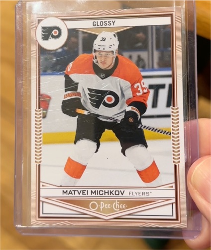 2024-25 Upper Deck Series 2 O-Pee-Chee Glossy #OPC-49 Matvei Michkov — front