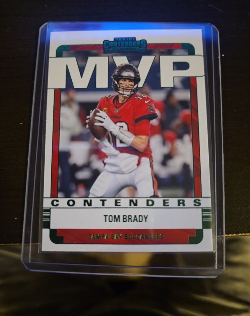 2022 Panini Contenders MVP Contenders #MVP-TBR Tom Brady — front