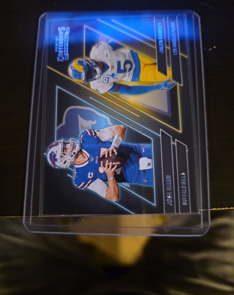 2022 Panini Contenders #CS-AR Josh Allen / Jalen Ramsey — front