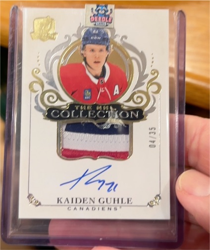 2022-23 Upper Deck The Cup The NHL Collection #04/35 Kaiden Guhle — front