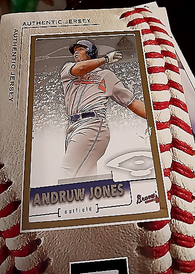 1997 Upper Deck Authentic Jersey Andruw Jones — front