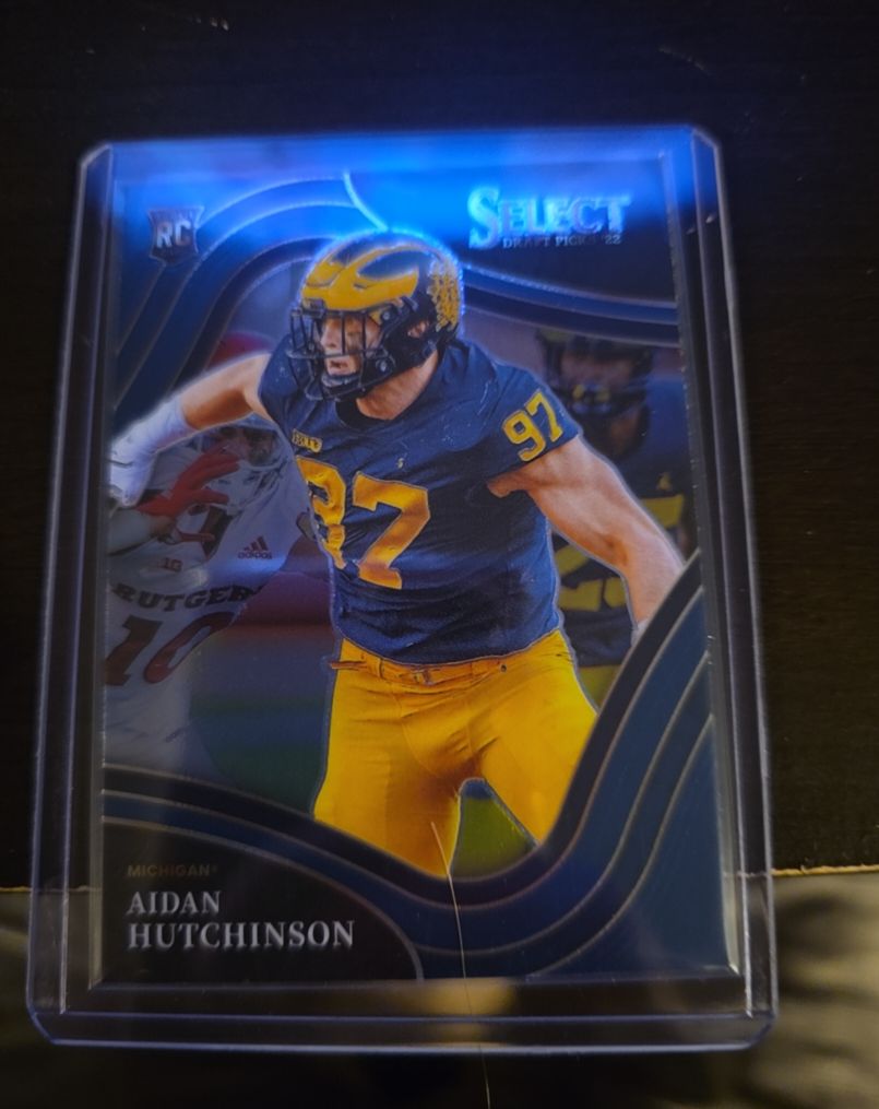 2022 Panini Select Draft Picks #198 Aidan Hutchinson — front