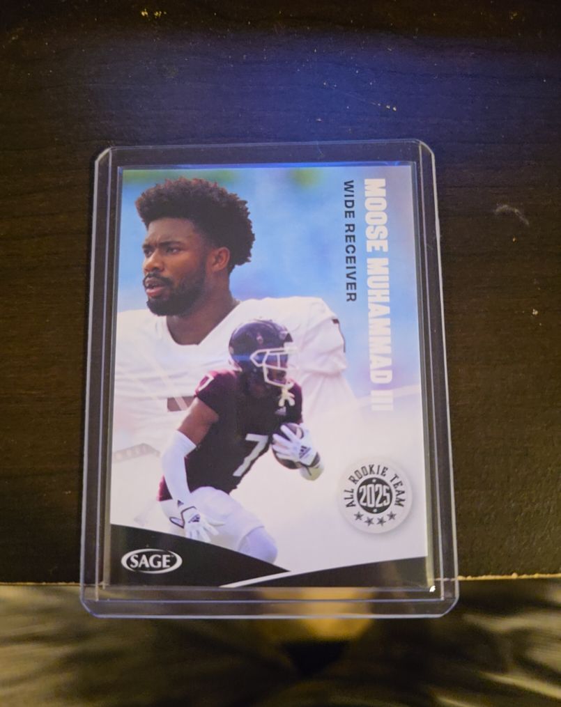 2025 Sage High Series All Rookie Team #157 Moose Muhammad III — front
