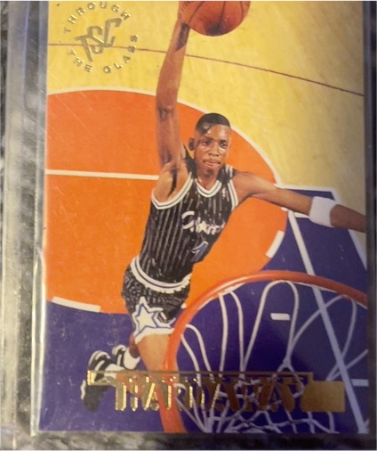 1994-95 Topps Stadium Club Through the Glass #17 Anfernee Hardaway — front