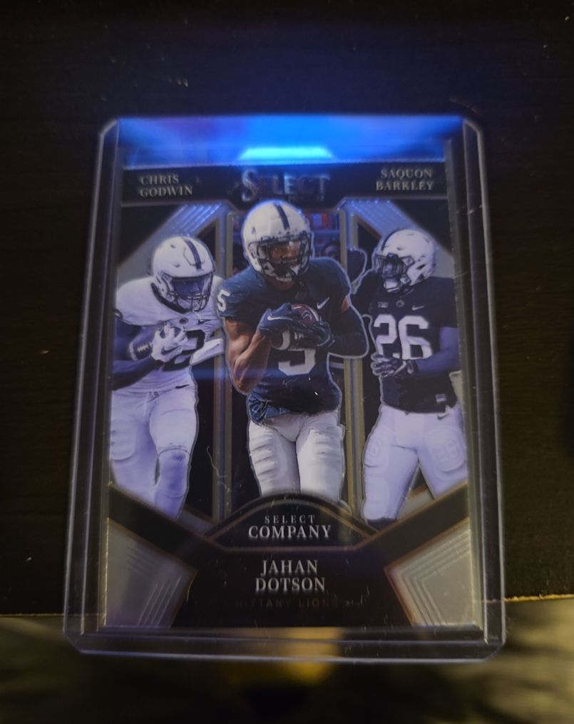 2022 Panini Select Draft Picks #SC-PSU Jahan Dotson/Godwin/Barkley — front