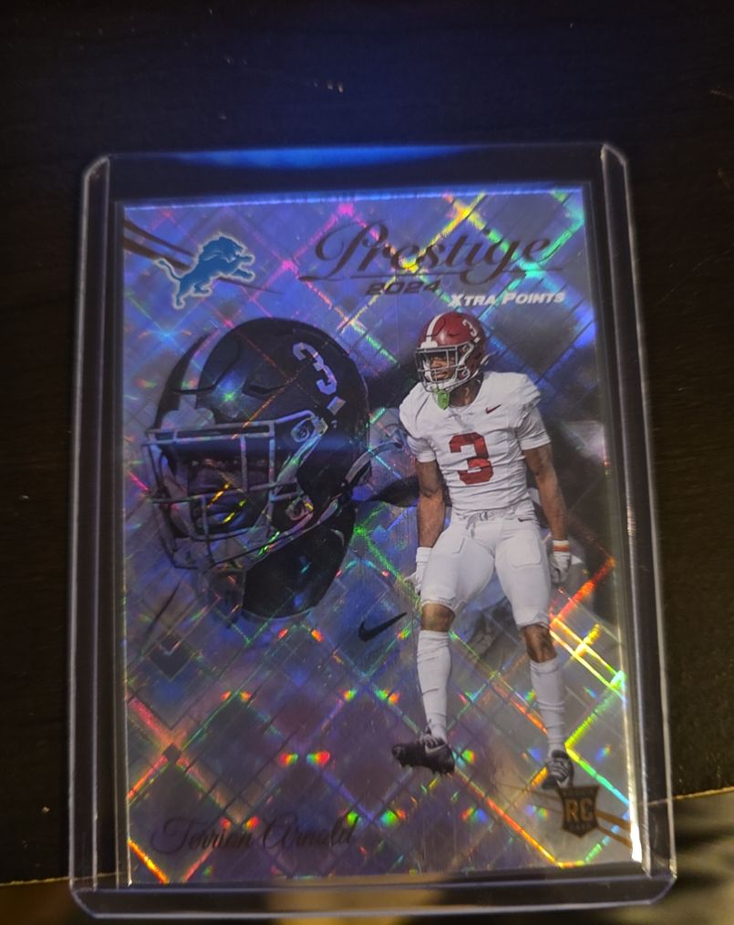 2024 Panini Prestige #315 Terrion Arnold Xtra Points Diamond Rookie — front