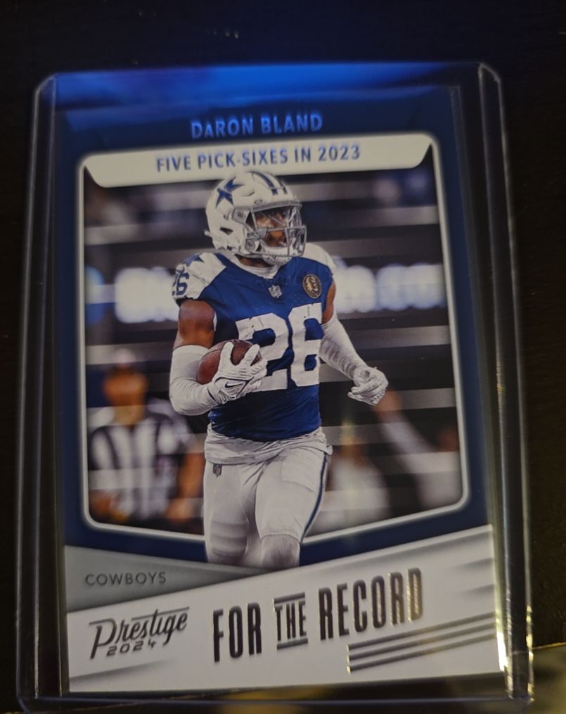 2024 Panini Prestige For the Record #FR-DB DaRon Bland — front