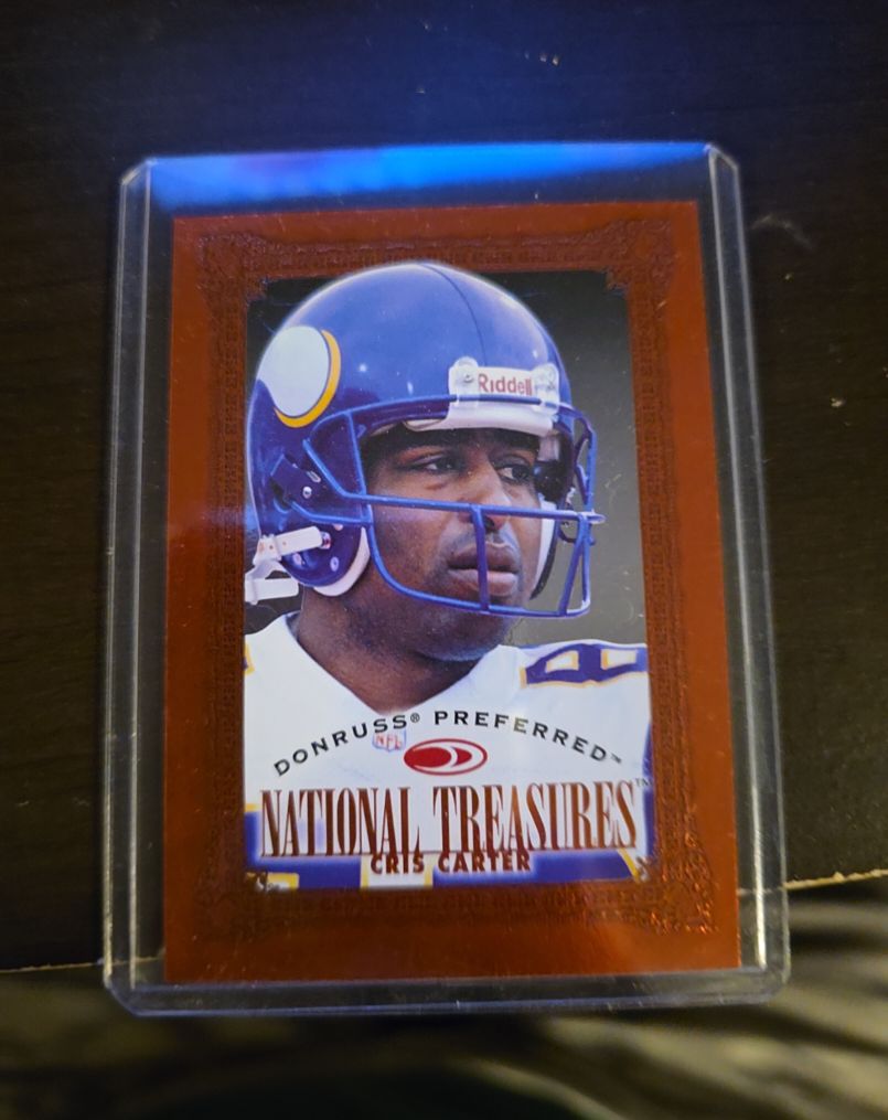 1997 Donruss Preferred National Treasures #143 Cris Carter — front