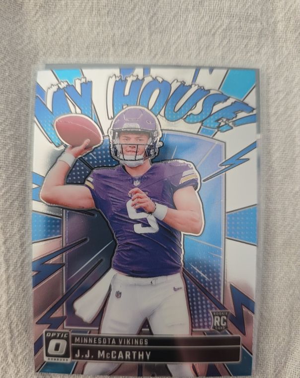 2024 Panini Donruss Optic #6 J.J. McCarthy My House! — front