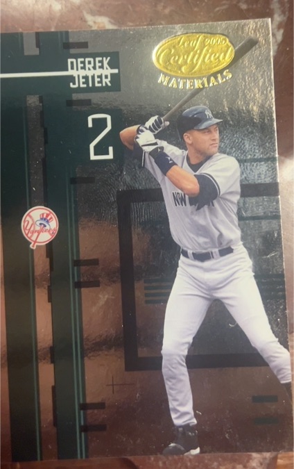 2005 Leaf Certified Materials #2 Derek Jeter — front