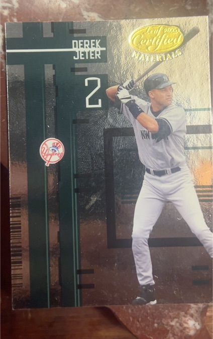 2005 Leaf Certified Materials #35 Derek Jeter — front