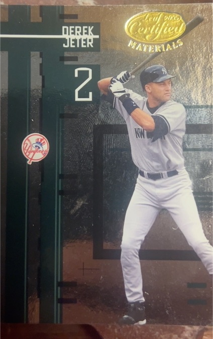 2005 Leaf Certified Materials #35 Derek Jeter — front