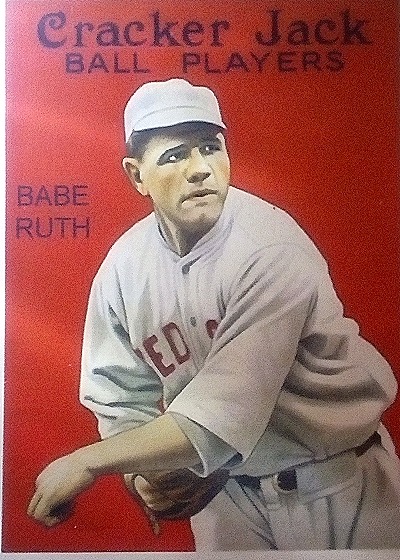 2021 Cracker Jack Ball Players Promo Card #NNO Babe Ruth — front