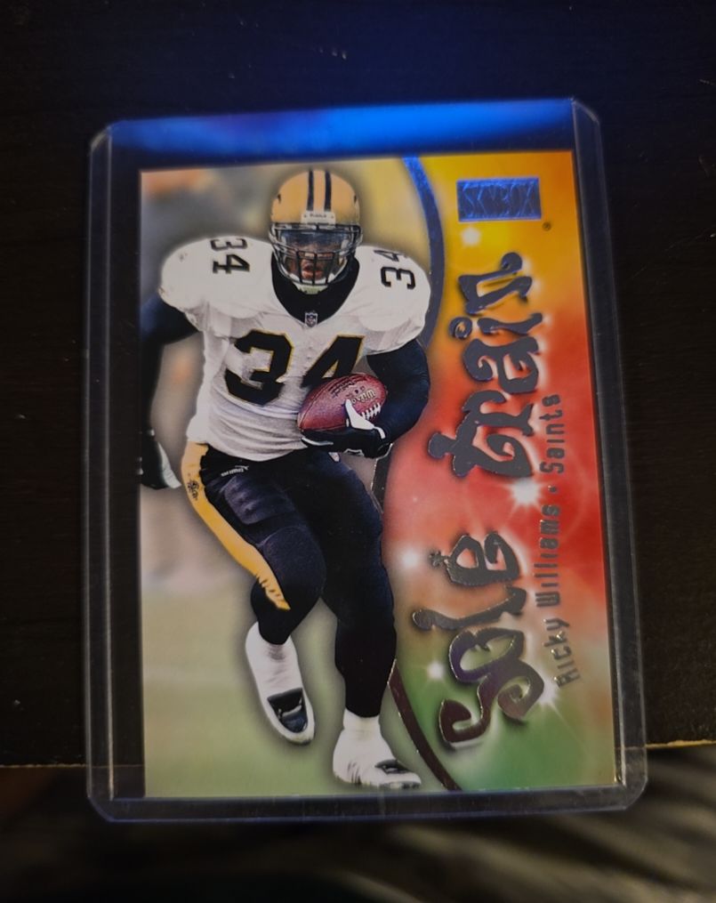 2000 SkyBox Sole Train #7 Ricky Williams — front