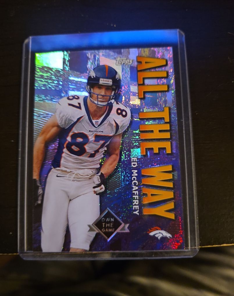 2001 Topps Own the Game #AW7 Ed McCaffrey — front