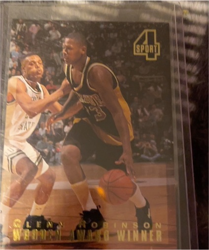 1994 Classic 4 Sport #189 Glenn Robinson Wooden Award Winner — front