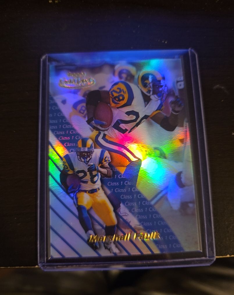 2000 Topps Gold Label Class 1 #79 Marshall Faulk — front