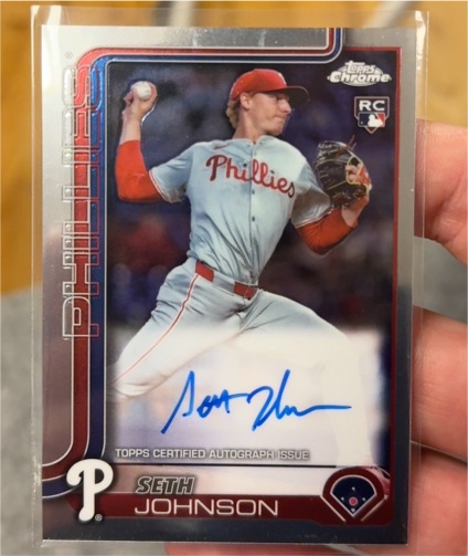 2025 Topps Chrome #RA-SJO Seth Johnson — front