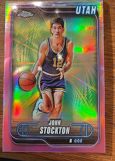 2024-25 Topps Chrome #46 John Stockton — front
