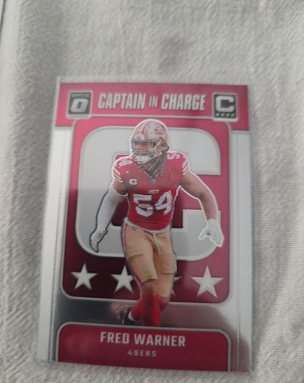2024 Panini Donruss Optic #10 Fred Warner Captain In Charge — front