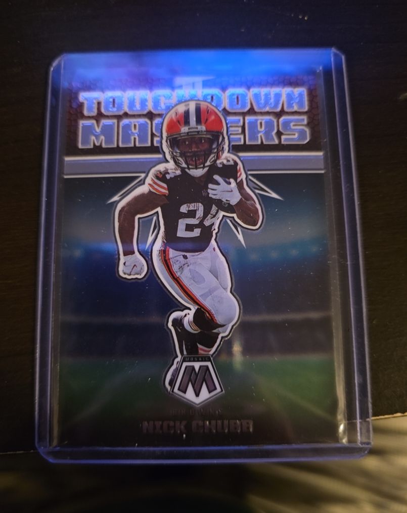 2022 Panini Mosaic Touchdown Masters #TD-14 Nick Chubb — front