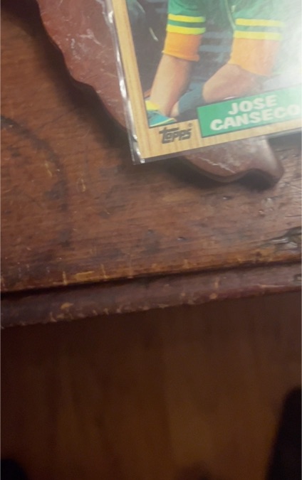 1986 Topps # Jose Canseco — front