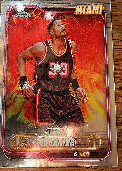2024-25 Topps Chrome #9 Alonzo Mourning — front