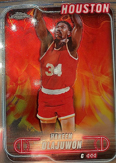 2024-25 Topps Chrome #115 Hakeem Olajuwon — front