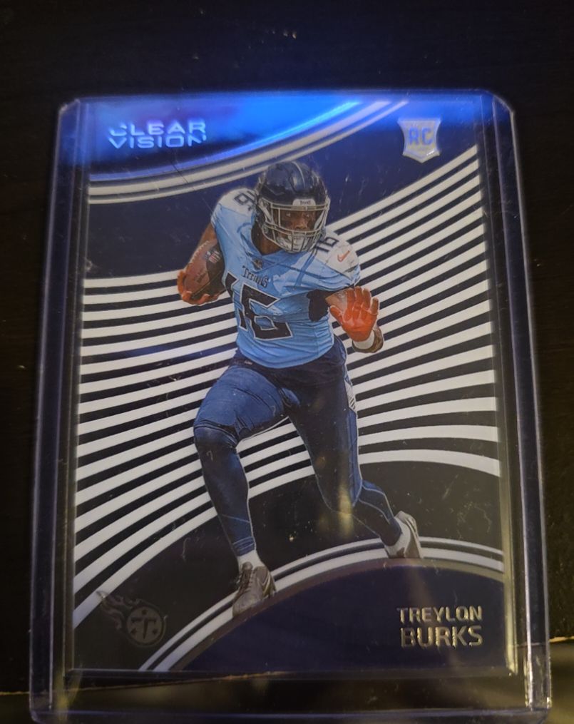 2022 Panini Chronicles #CVR-11 Treylon Burks Clear Vision Rookies — front